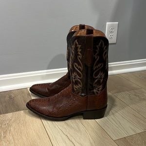 Dan Post Mens Size 13D Ostrich Boot